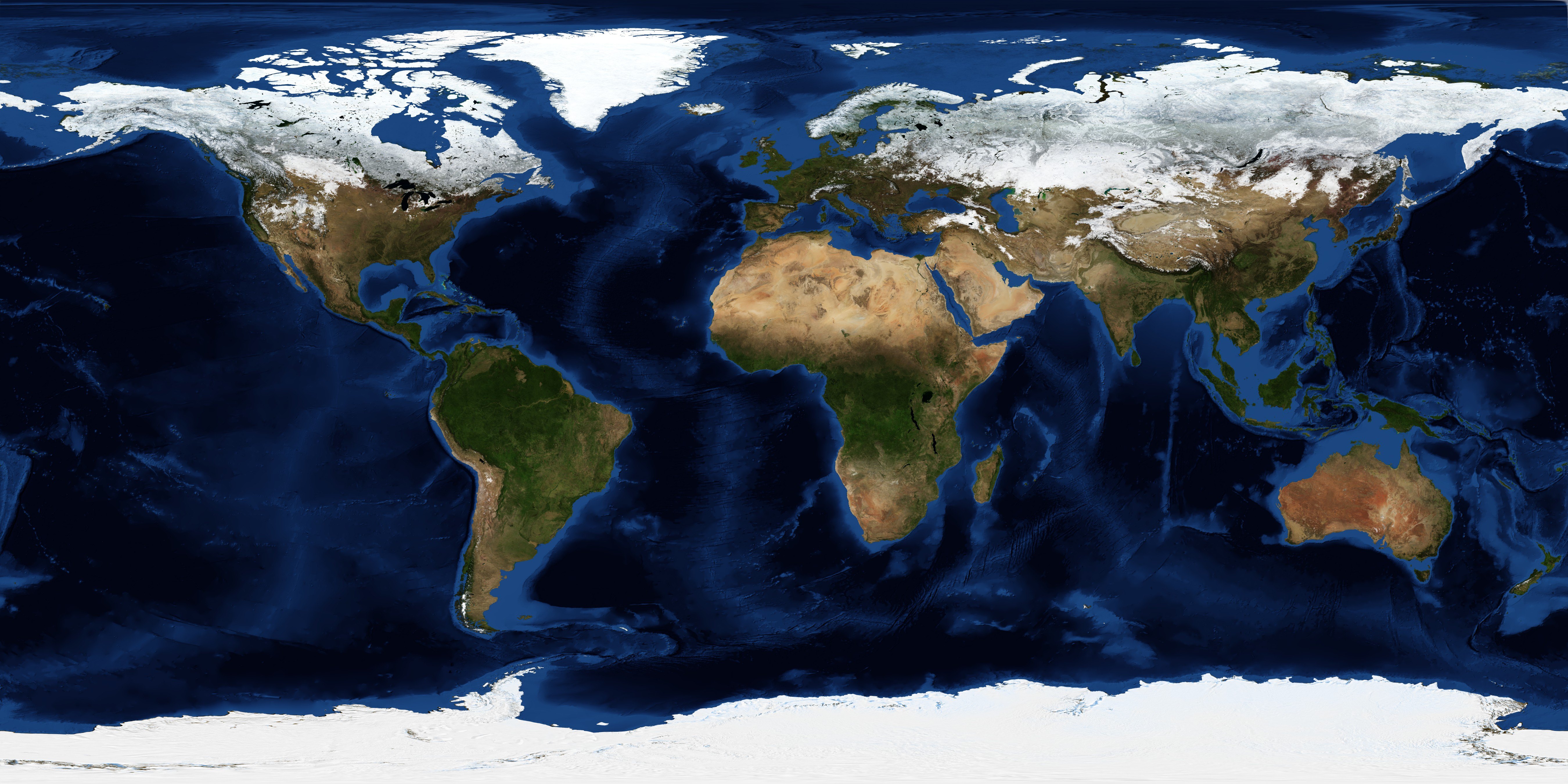 Terra vista do espaço no Atlas Digital Interativo